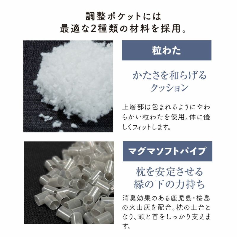 実店舗で人気No.1】首肩楽寝枕DX グレー (40×60cm）｜眠りの専門