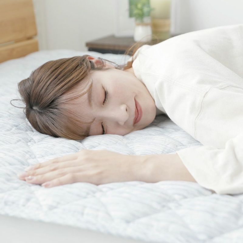ソフトしじら敷きパッド シングル ダブルサイズ｜眠りの専門店
